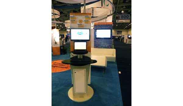 Kiosks Exhibits Visitor Desks Displays Image360 Baltimore